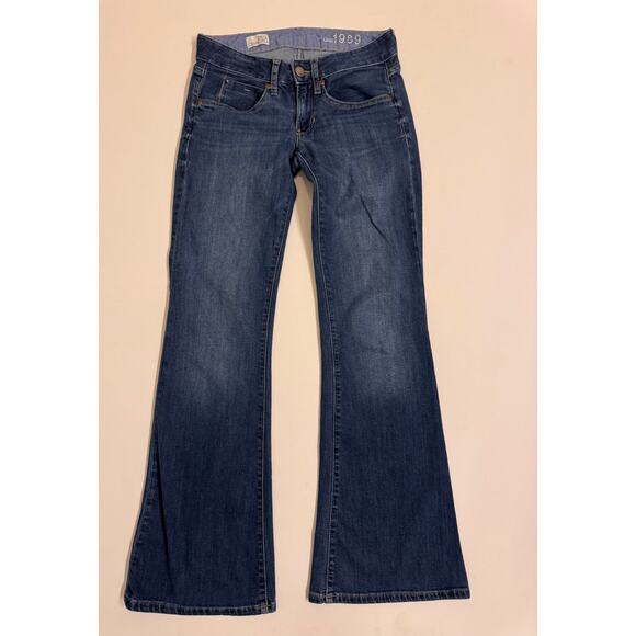 Gap Women's Vintage Flare Jeans Denim Size 26/2 Blue 31.5" Inseam - Picture 1 of 5